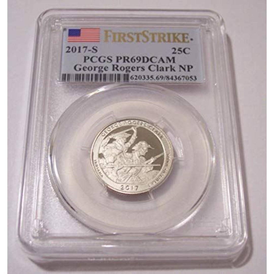 2017 S Clad George Rogers Clark NP Quarter Proof PR69 DCAM PCGS First Strike