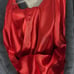 Nike Air Jordan Hoodie Womens 2X Black Oversized Fit Flight Fleece Satin