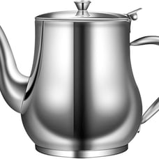 Grease Can for Kitchen with Strainer Oil Storage Container - Stainless Steel