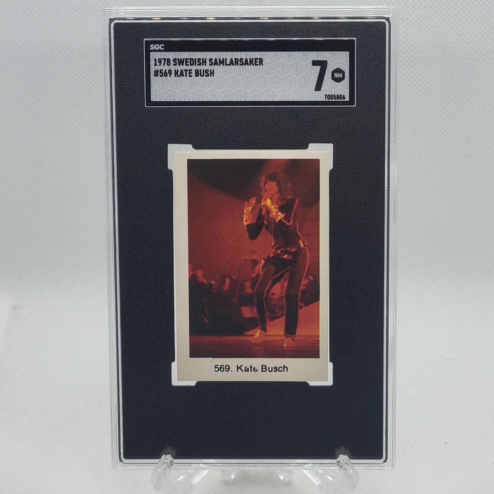 Kate Bush 1978 Swedish Samlarsaker #569 RC Stranger Things Running Up That Hill