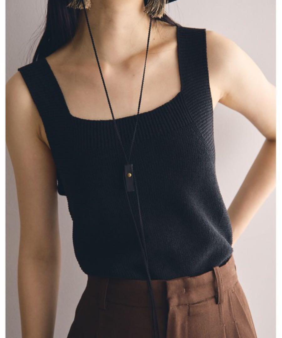 ホットセール - アートトラベルシューズ TODAYFUL Condition Excellent Top, Tank Knit Square トップス