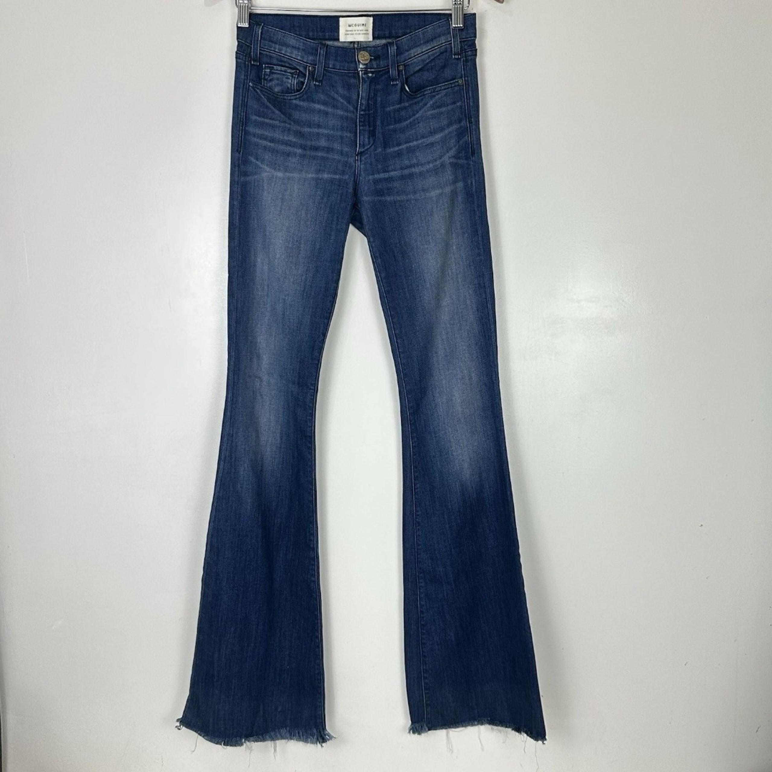 McGuire Denim Majorelle Flare Jeans Women's Size 25 Revel Revel Dark wash
