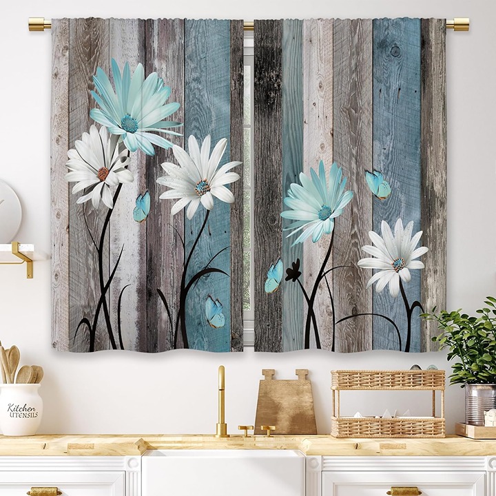Window Treatment Curtains 2 Panels 27.5x39 Inch