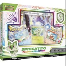 NEW IN HAND Pokemon TCG Paldea Collection - Sprigatito w/ Pin Factory Sealed