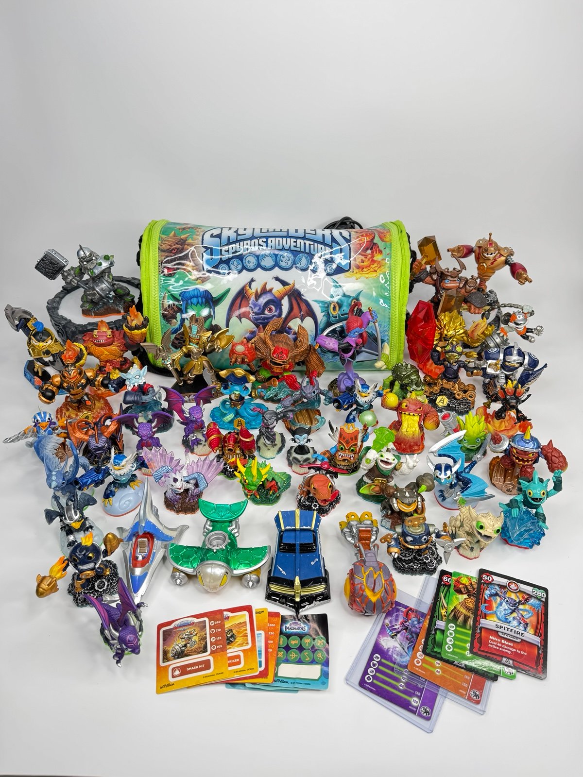 Skylanders Spyros Adventures Trap Team Superchargers Imaginators Lot Of 49