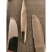 Gorham Stegor STAR SPRAY Stainless Flatware 7 Knives 6 Spoons Atomic Era MCM