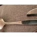 Gorham Stegor STAR SPRAY Stainless Flatware 7 Knives 6 Spoons Atomic Era MCM