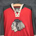NHL Chicago Blackhawks Old Time Hockey Causeway Collection Hoodie Size M Red