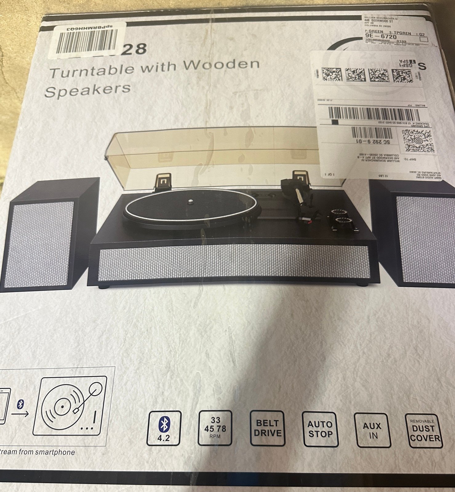 Bluetooth Record Player