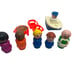 VTG Lot 20 Fisher Price & Sesame Street Plastic People Furniture Boat Outdoor