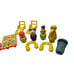 VTG Lot 20 Fisher Price & Sesame Street Plastic People Furniture Boat Outdoor