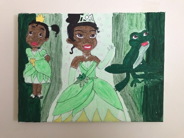 Princess Tina Metamorphosis Painting