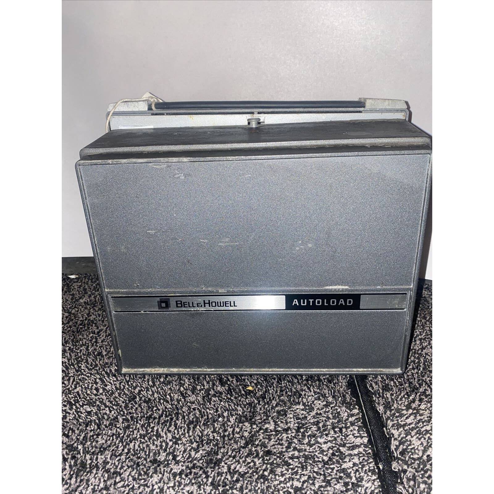 Vintage Bell & Howell Autoload 357B Super 8MM Film Projector Tested top Works