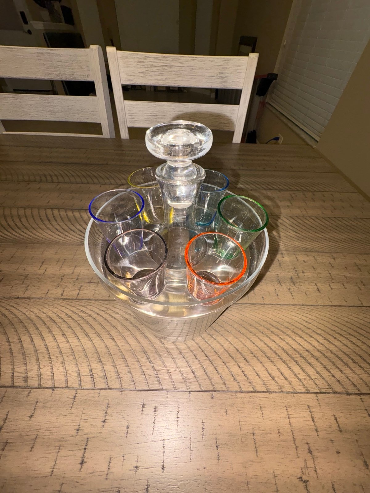 Vintage Artland Shot Glass Server with Icebucket