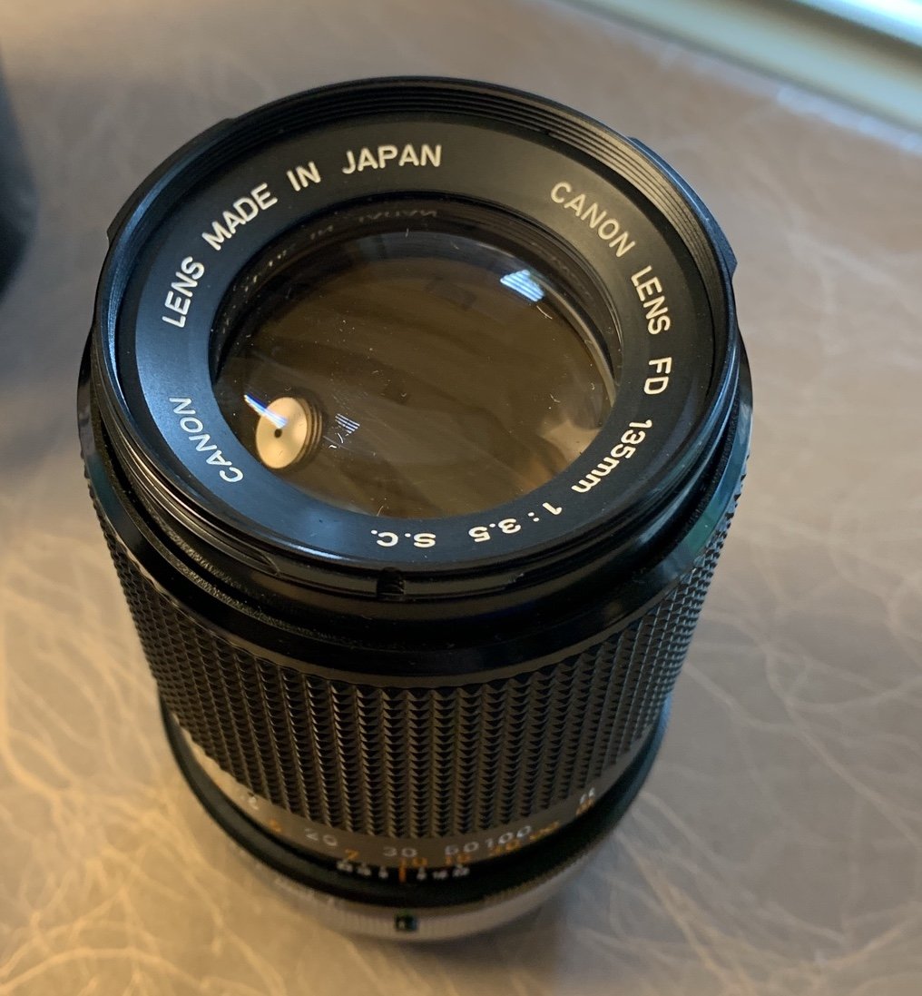 Canon 135mm Lens Lot