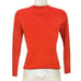 AKRIS PUNTO Orange Ribbed Wool Button Knit Top NWT Size X-Small