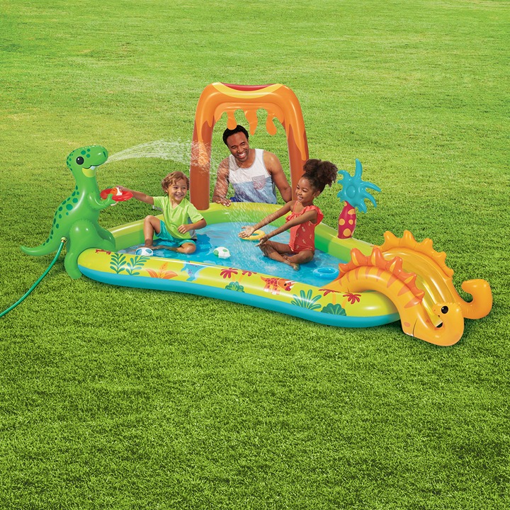 Inflatable Dino Play Center, Ages 2 and Up, Unisex-A