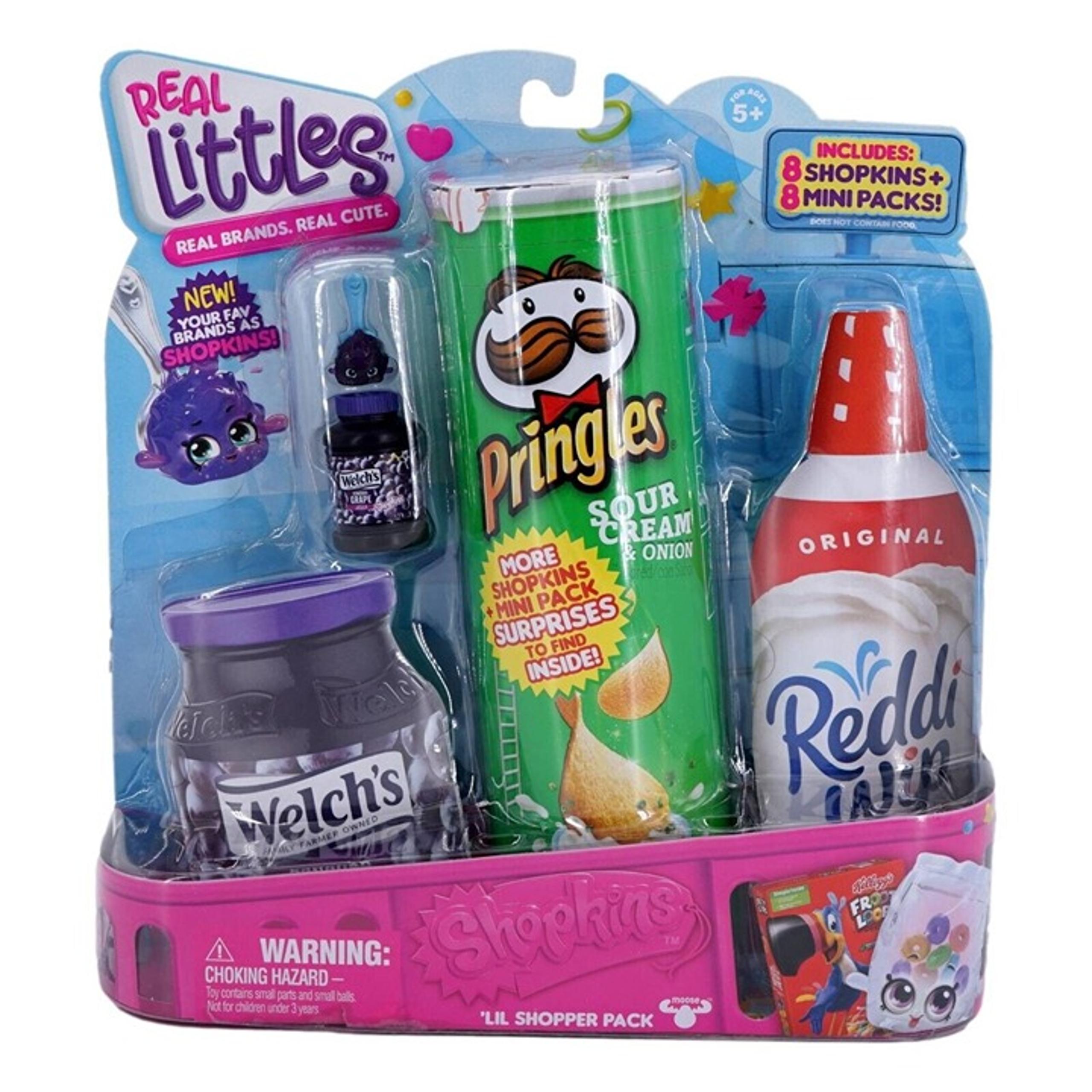 Shopkins Real Littles Lil Shopper Pack Welchs Pringles Reddi Wip Brands New