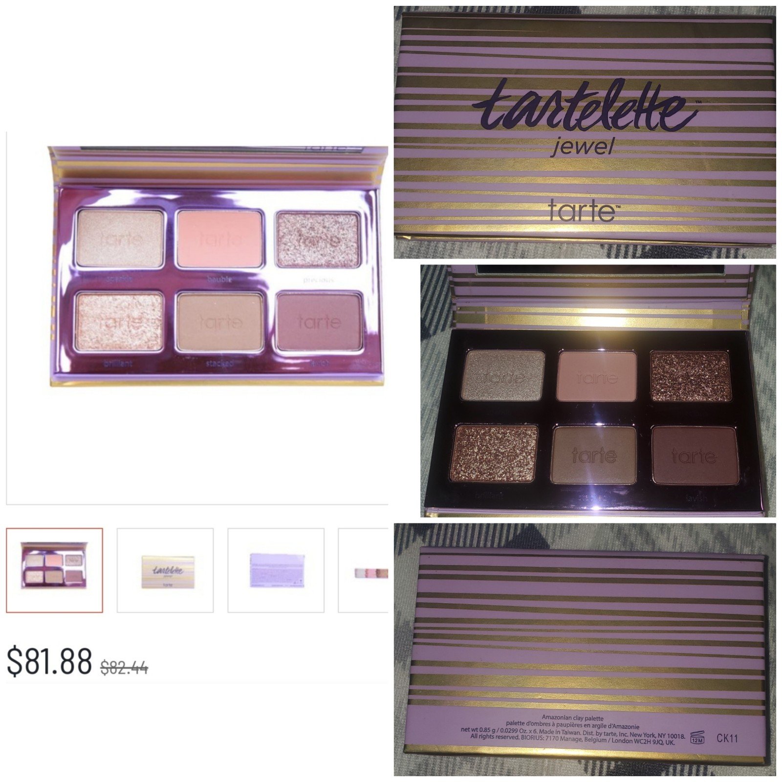 Tartelette Jewel Amazonian Clay Palette