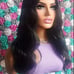 Wavy lace front wig
