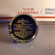 GLASS EYE STUDIO RARE LIMITED EDITION THE LORD'S PRAYER 3D OUTSTANDING SUPER 3D