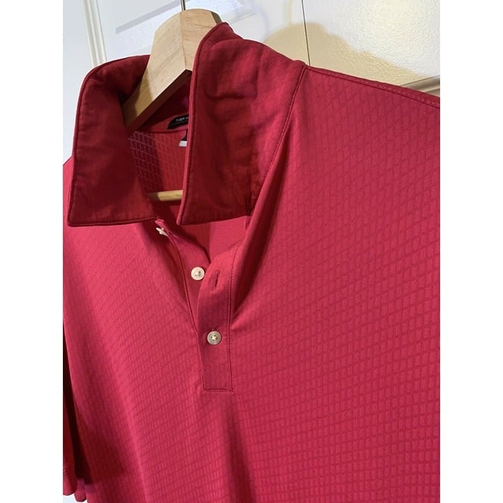 Tiger Woods Collection Men’s Sz M Golf Polo Shirt Pink