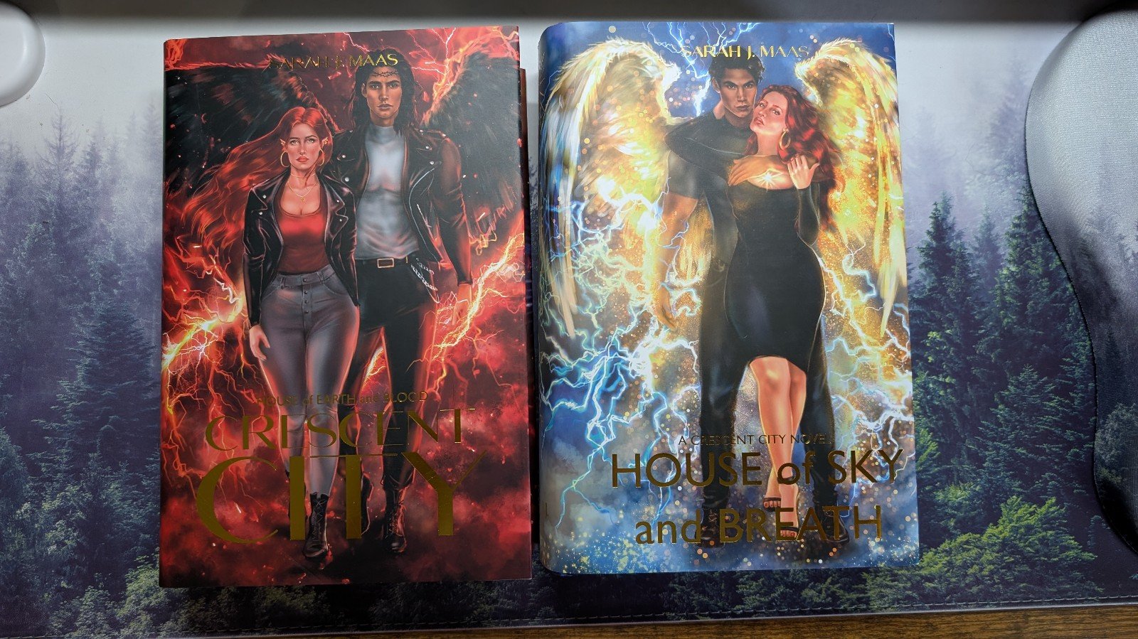 Custom dust jackets ACOTAR Crescent City 1 & 2