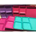 8 Tupperware Vtg 90’s Divided Lunch Trays Camping Purple Teal Pink Fuchsia #1535