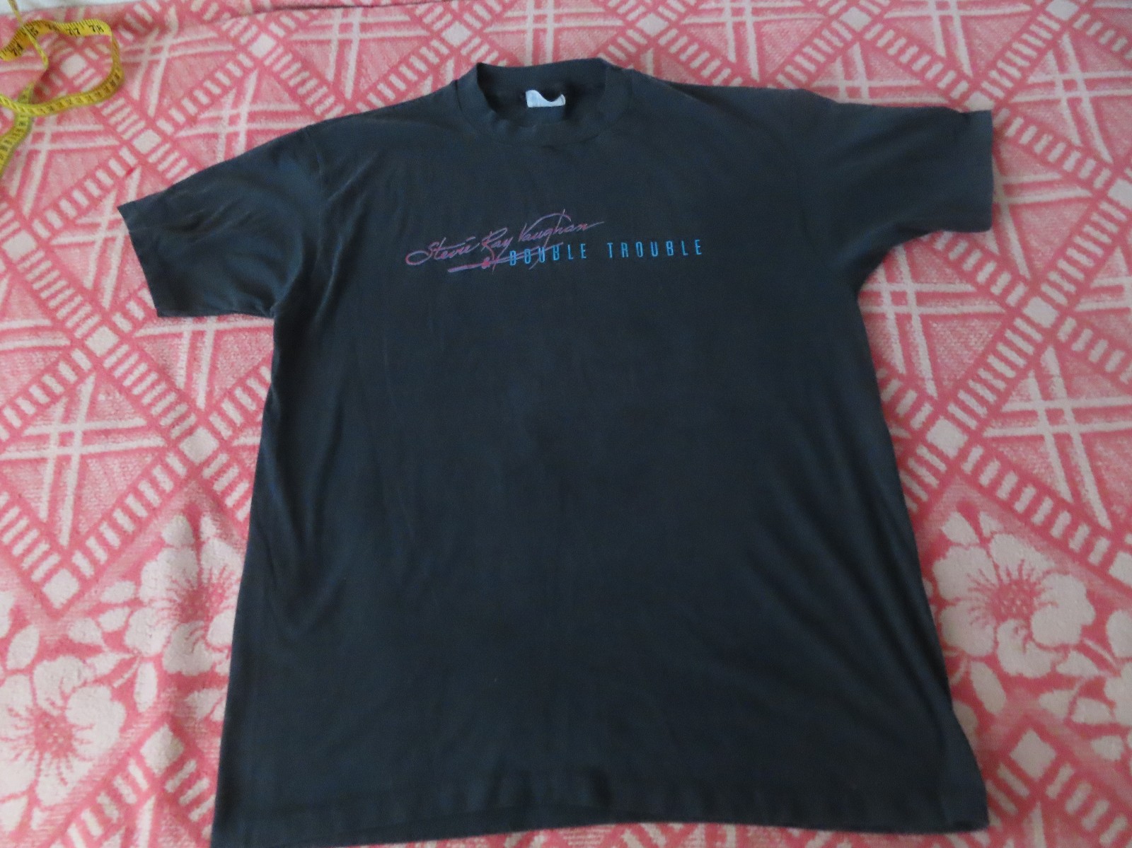 Vtg Stevie Ray Vaughan & Double Trouble 1984 Let The Good Times Roll T Shirt XL