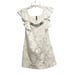 Free People White Lace Mini Dress Square neck Embellishments Ruffle Sleeve XS