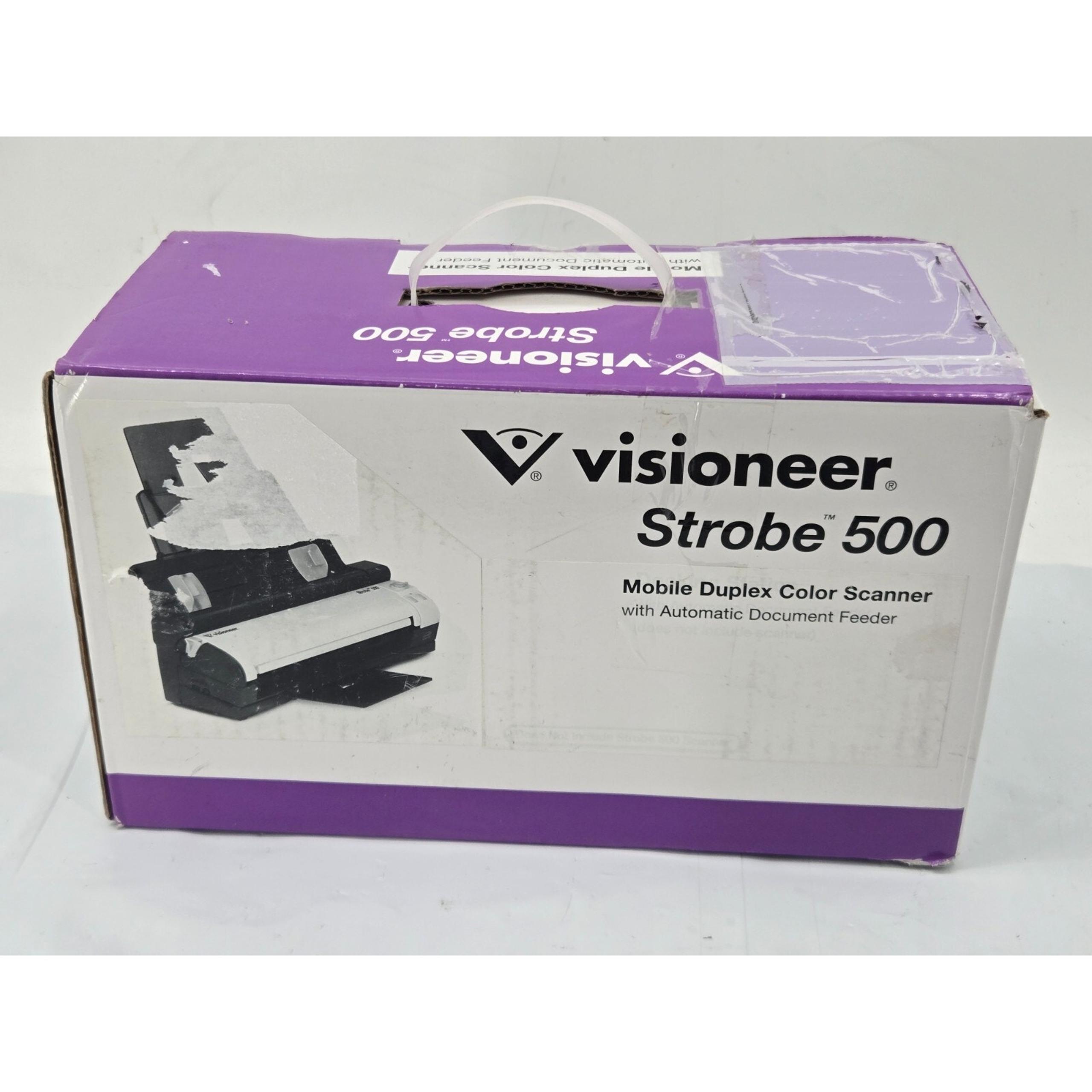 Visioneer Strobe 500 Mobile Duplex Color Scanner