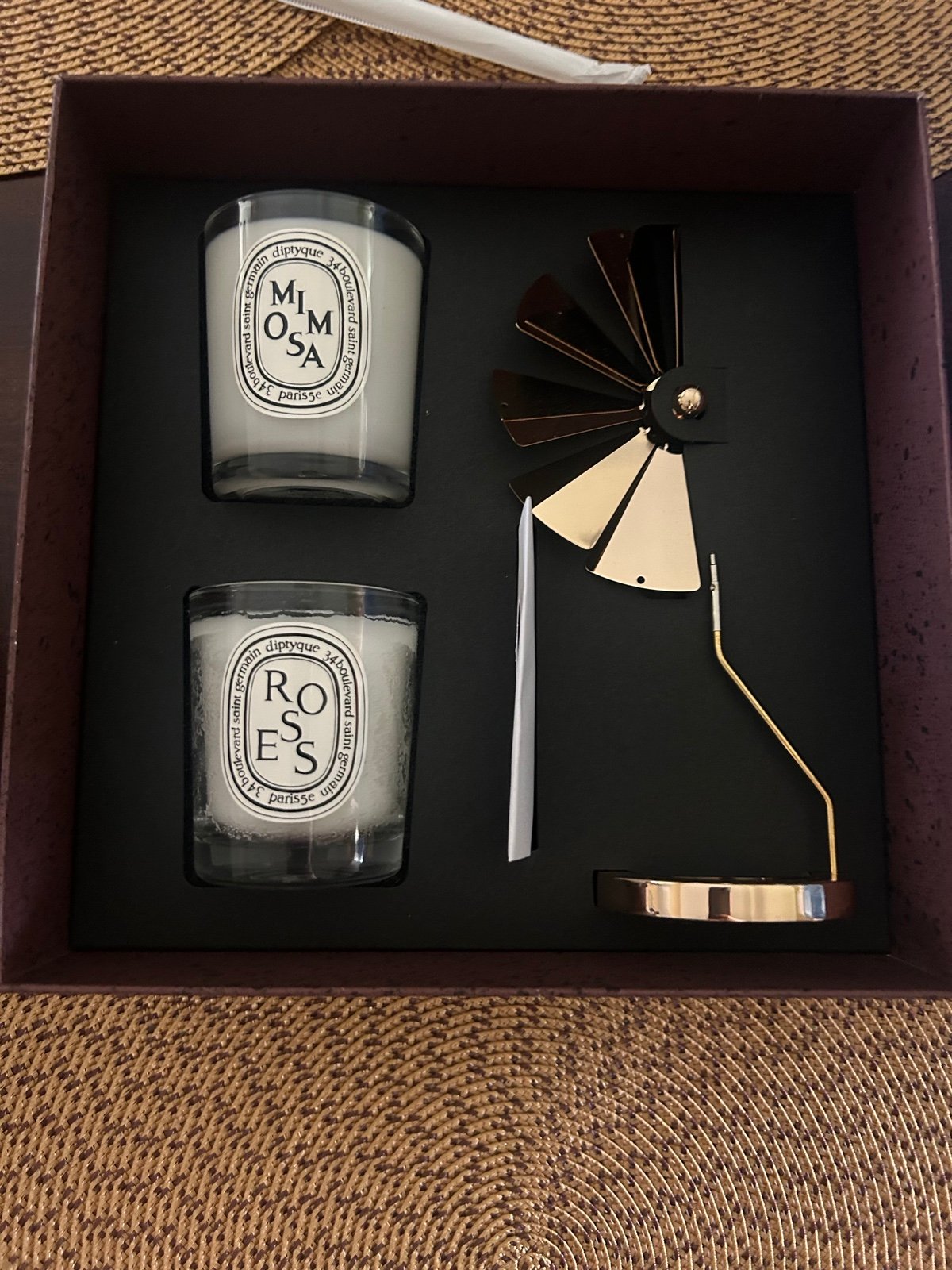 Diptyque Carousel Set of Two-Roses-Mimosa