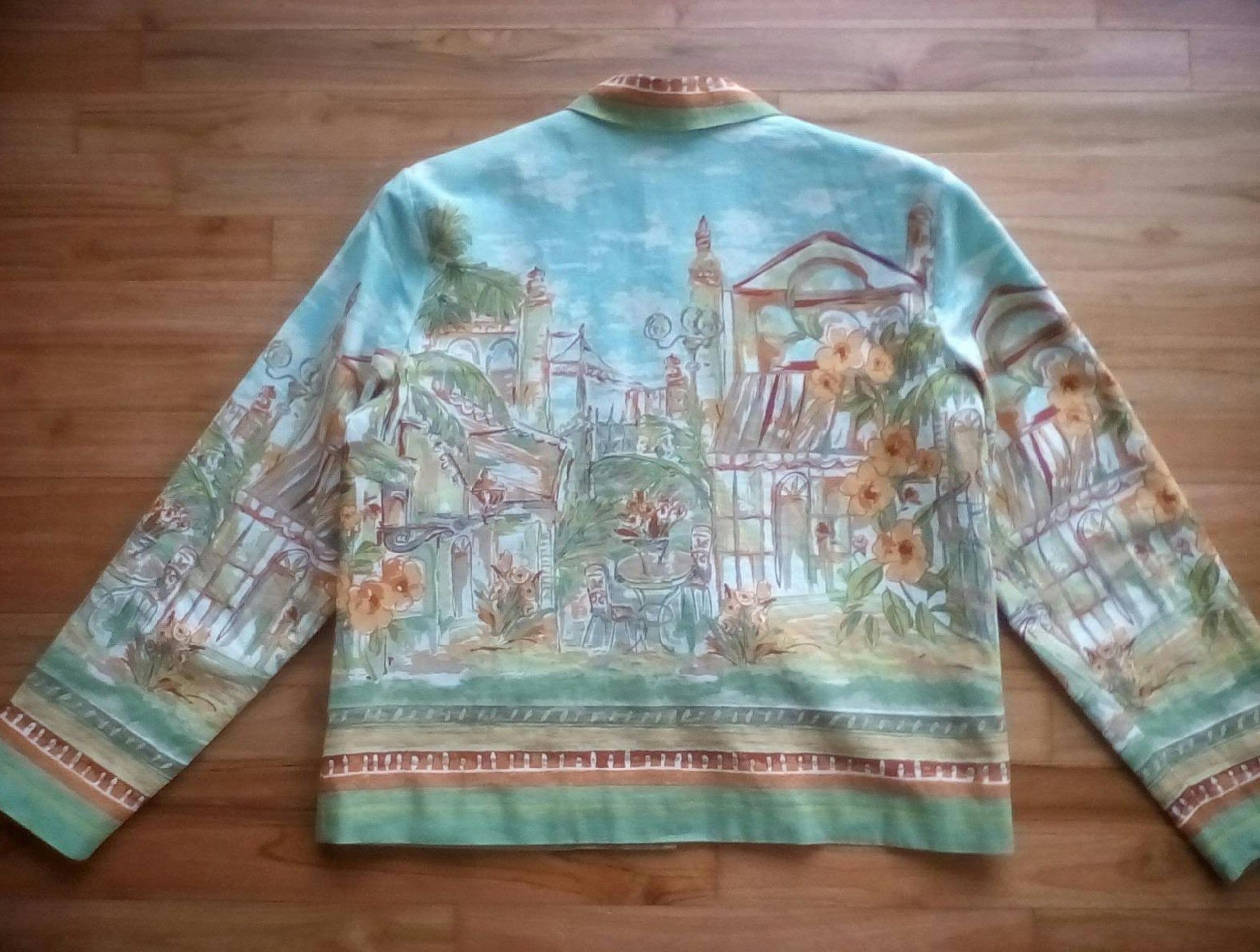 COLDWATER CREEK "Stunning &;Artistic" Women's Jacket; 'ADORABLE"; Size: Medium