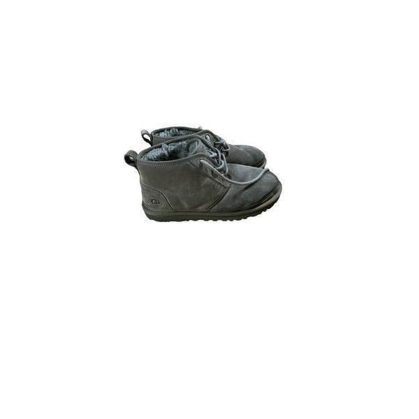 UGG Men's Neumel Leather Shoes Chukka Boots Gray