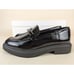 Alfani Galilyao Loafer Flats Womens 6.5M Black Faux Patent Slip On Y2K Shoes NWT