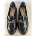 Alfani Galilyao Loafer Flats Womens 6.5M Black Faux Patent Slip On Y2K Shoes NWT