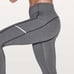 Lululemon Speed Up Tight Sz 4 * Metallic 28 In Heathered Black