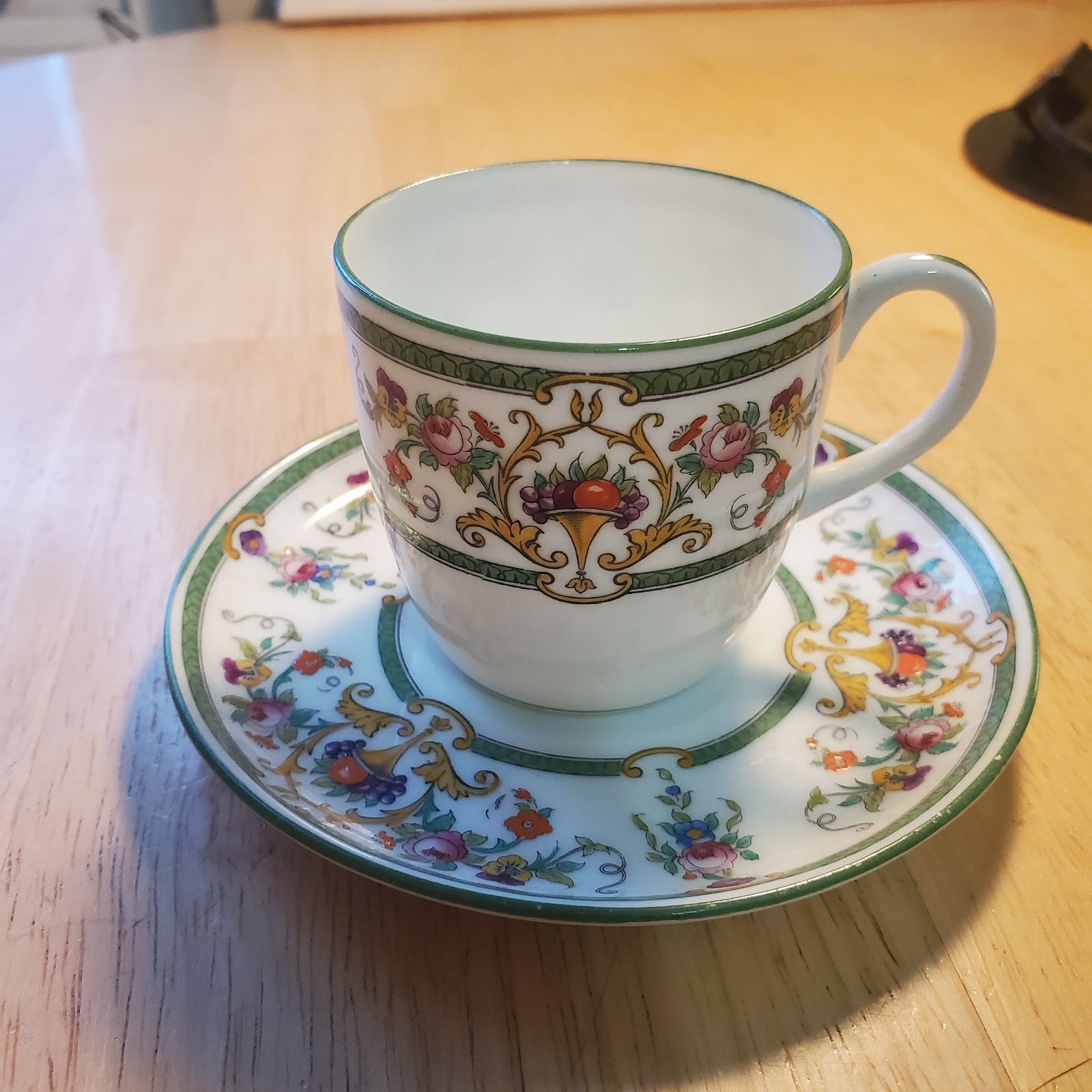 Vintage Cauldon China Tea Cup / Saucer