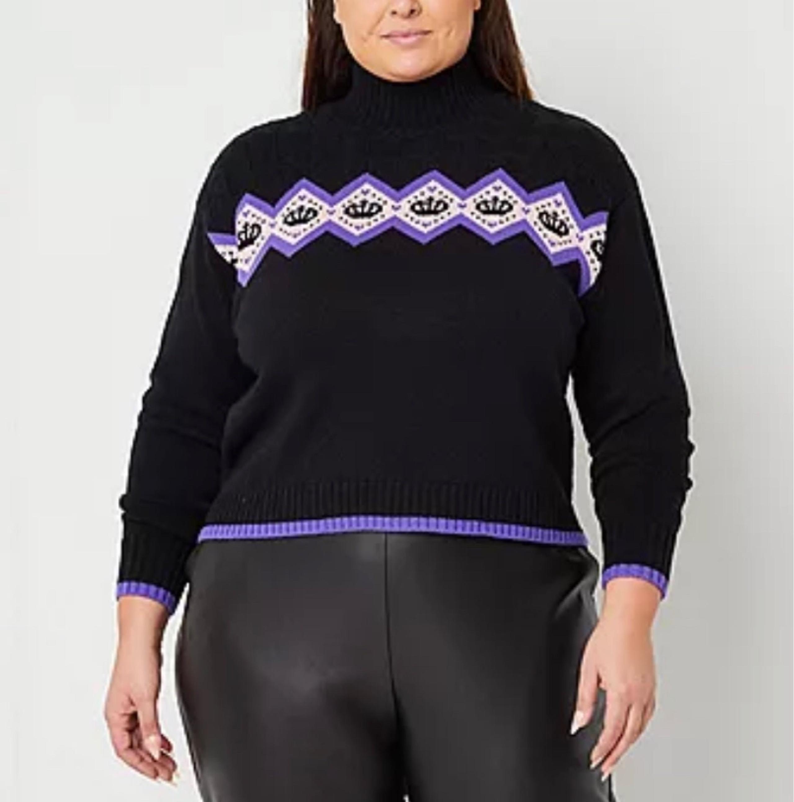 NEW Juicy Couture Mock Neck Pullover Sweater