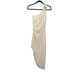 Likely dress Harley one shoulder asymmetric midi cream size 0