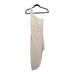 Likely dress Harley one shoulder asymmetric midi cream size 0