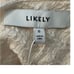 Likely dress Harley one shoulder asymmetric midi cream size 0