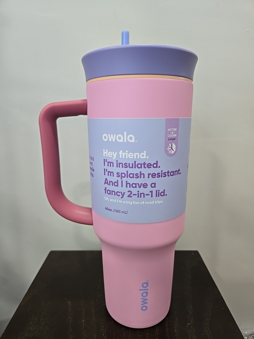Owala Stainless Steel Travel Tumbler / 40oz / Color: Kickflip