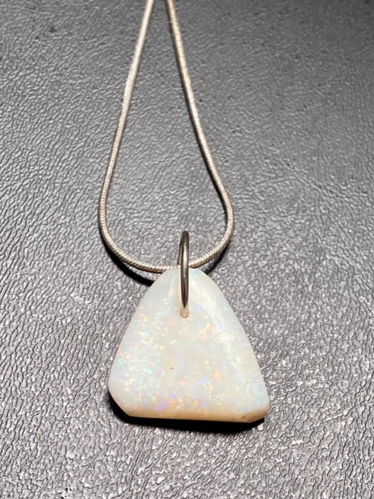 White Opal Necklace