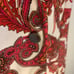 Grace Elements women’s red & orange paisley stretchy blazer size 10