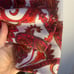 Grace Elements women’s red & orange paisley stretchy blazer size 10