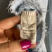 Free People Sky Blue Catalina High Low Side Slit Raw Hem Thermal