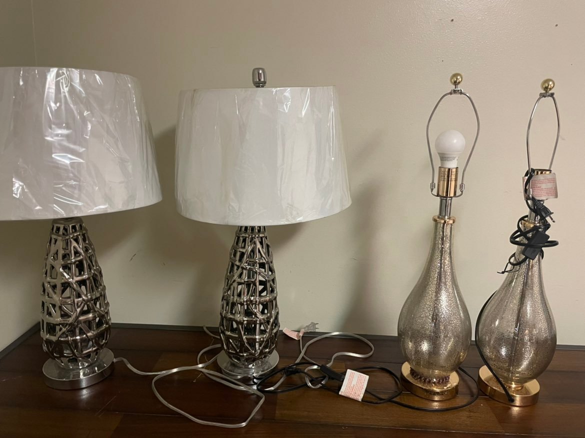 Misc home decor/lamps