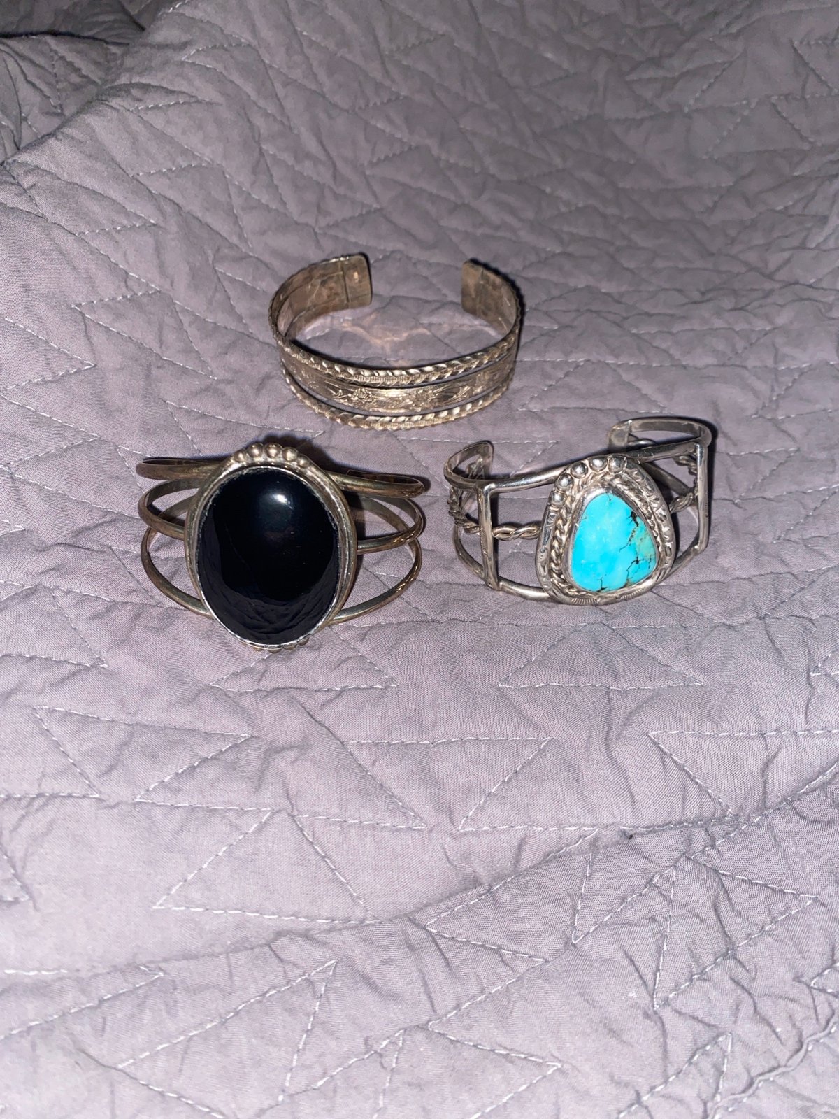 Native American Turquoise bracelet lot