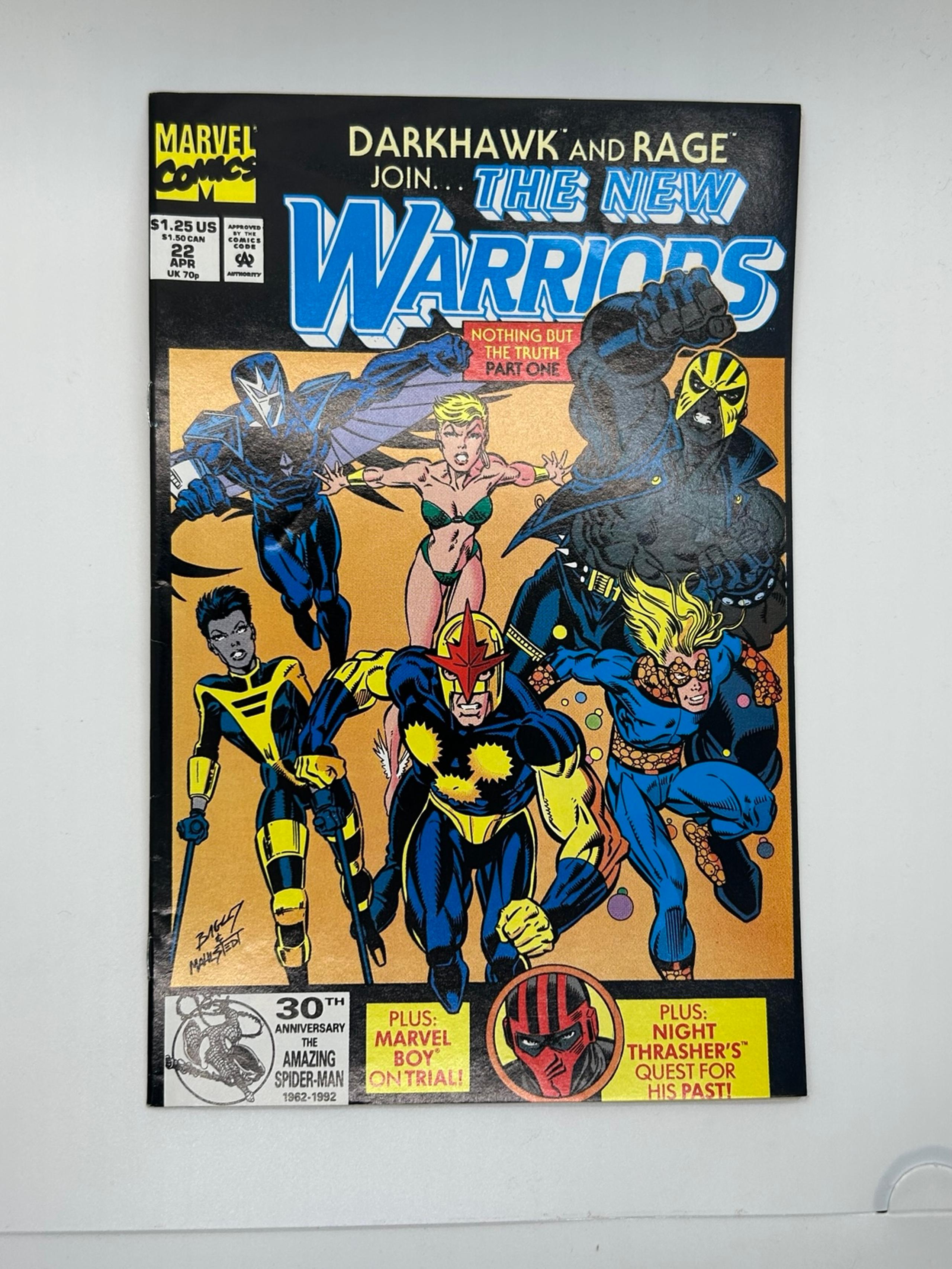 MARVEL Comics, The New Warriors #22 - April. 1992